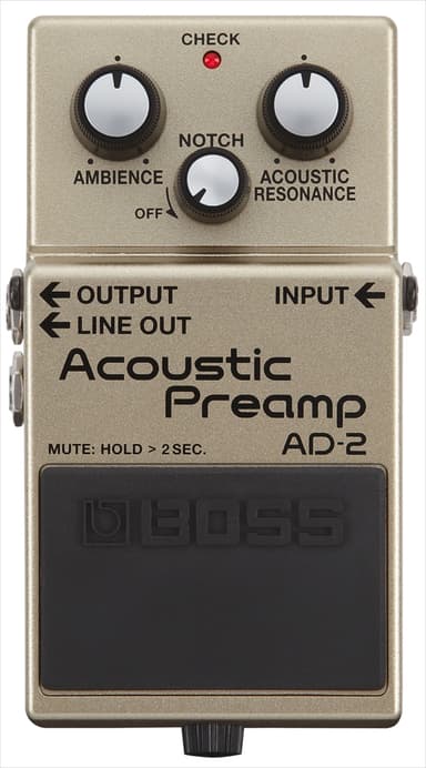 アコースティック・プリアンプ『AD-2』製品写真(1)