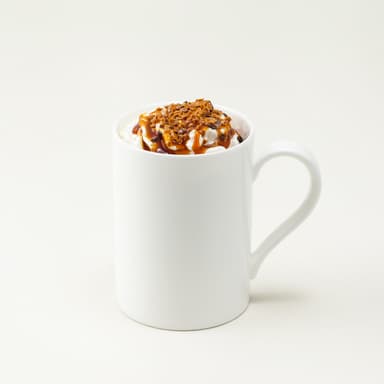 銀座店以外イートイン仕様 キャラメルシーソルトホットチョコレートドリンク