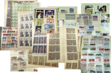大量の切手　買取り総額　約10万円