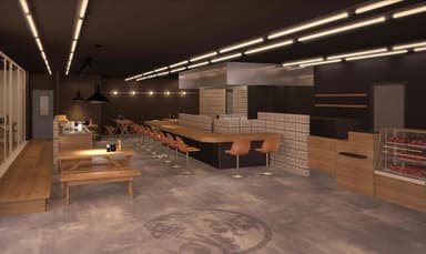 『伝説のステーキ屋 稲城店』内観