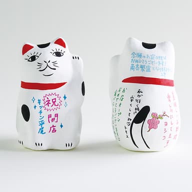『よせがき張子』_招き猫2