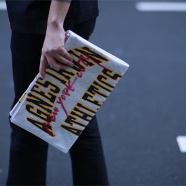 クラッチバッグ　カットソー１