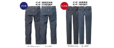 ・防風ストレッチジーンズ