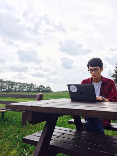 自然の中で働くと生産性もアップします