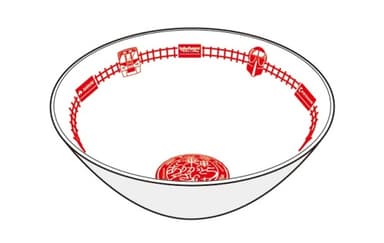 オリジナルラーメン鉢（イメージ）