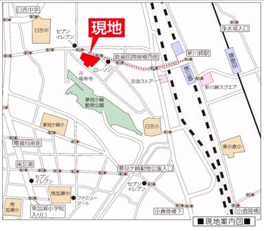 現地案内地図
