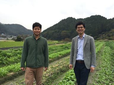 農家訪問　大阪府・富田さん(小松菜などを生産)