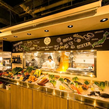店内：素材マーケット