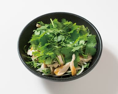 ハーブ鶏のパクチーサラダ