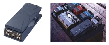 『EV-30』とペダルボード組み込み時の使用イメージ