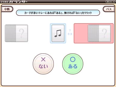 記憶力の課題例