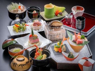 萬国屋ご夕食会席一例