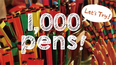 1&#44;000Pens!!