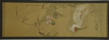 朱鷺画幅
