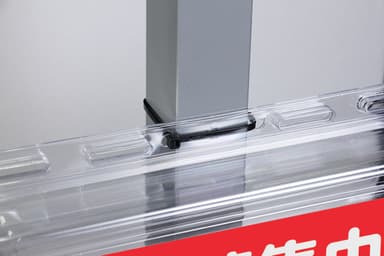 結束バンドで取り付け