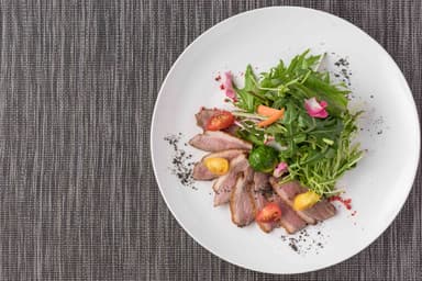 鴨ロースワイン煮～米麹豆乳ソース～