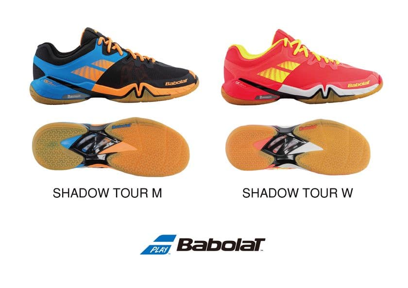 バボラ バドミントンシューズ「SHADOW TOUR（シャドウツアー）」
に新色追加
