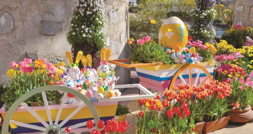 “花とあそぶ遊園地”ひらかたパークで春を楽しもう！
 ひらパー フラワーイースター！
