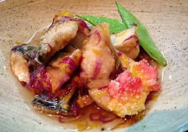 らかん茶屋「さばと京芋の揚げ出し」