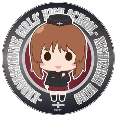 メタリックマグバッジ(仮称)　西住みほ