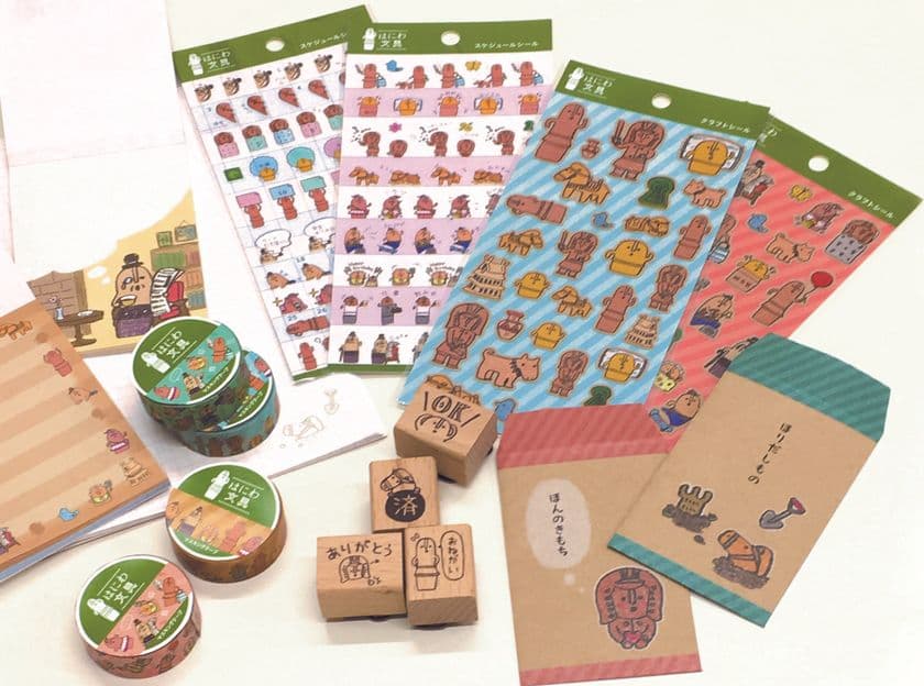 話題急上昇中の“はにわ”モチーフの文具がついに登場！
4月1日(土)東急ハンズ※にて先行販売※一部店舗除く
