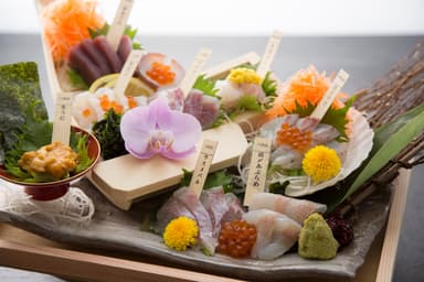青森鮮魚のねぶた盛り