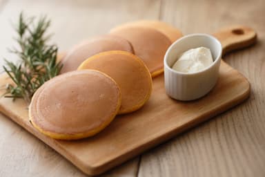 ハーブのパンケーキ