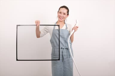 網だけはずして洗える！