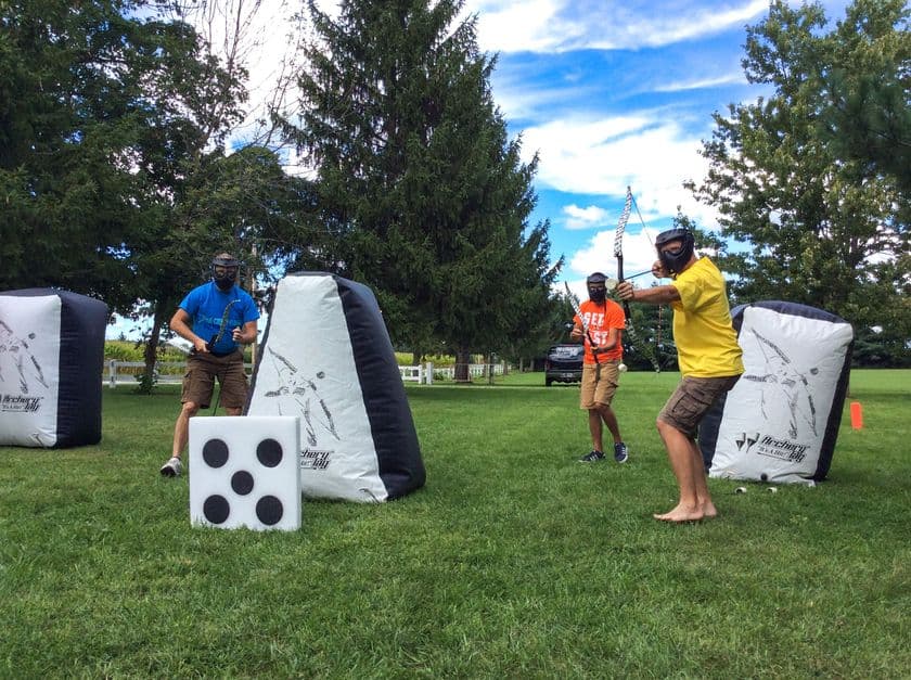 日本初！弓矢を射ち合う新スポーツ
「アーチェリー・タグ(R)」の対戦イベントを
北海道上川郡で5月6日(土)に開催！