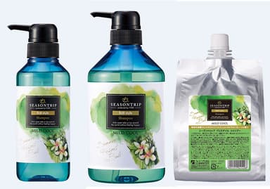 シーズントリップ　バリスタイル シャンプー　300mL(￥1&#44;600)、680mL(￥3&#44;000)、600mL リフィル(￥2&#44;500)