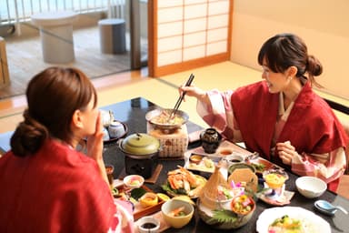 お部屋食の様子