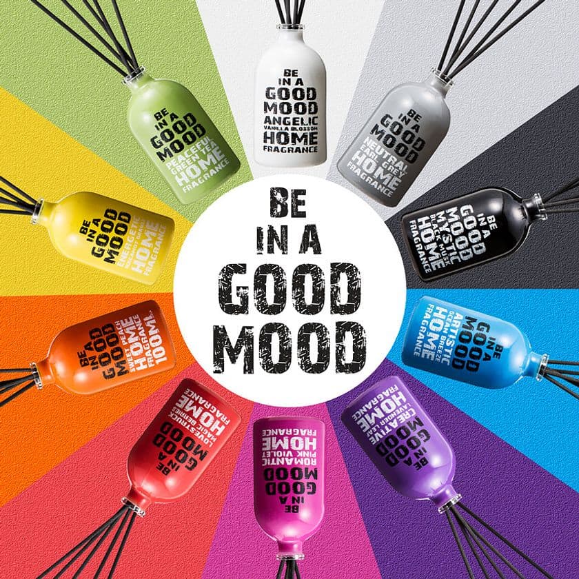 日本初上陸のホームフレグランス「BE IN A GOOD MOOD」が
LOFT(ロフト)の主要店舗で2017年5月上旬に販売開始