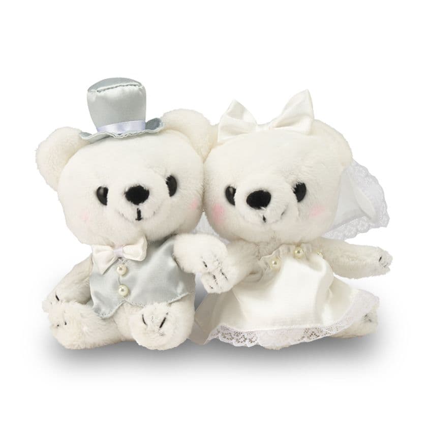 結婚式や二次会のウェルカムベアに！
「ほっと電報」がウェディングベアのぬいぐるみを新発売