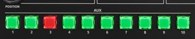 「AUX BUS」専用スイッチを装備