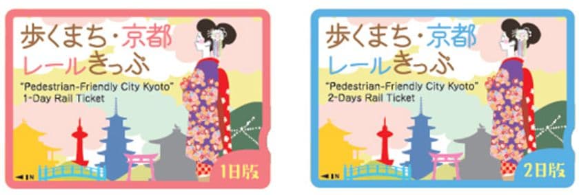歩くまち・京都レールきっぷ（1日版・2日版）の発売について
