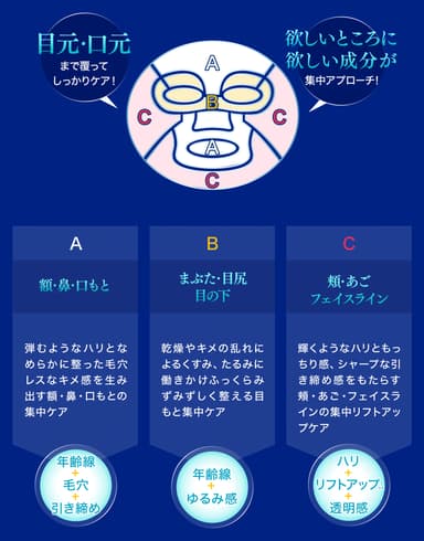 部位別の成分の違い