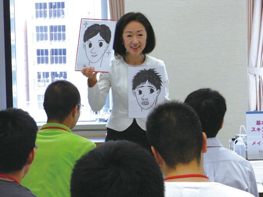 ハーバービューティプロデューサー　廣森知恵子
2017年6月24日（土）
「日本精神保健看護学会 第27回学術集会・総会」にて
“誇りを持って働くためのスキンケア＆メイク”
をテーマに講演