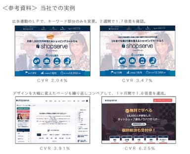 ＜参考資料＞当社での実例
