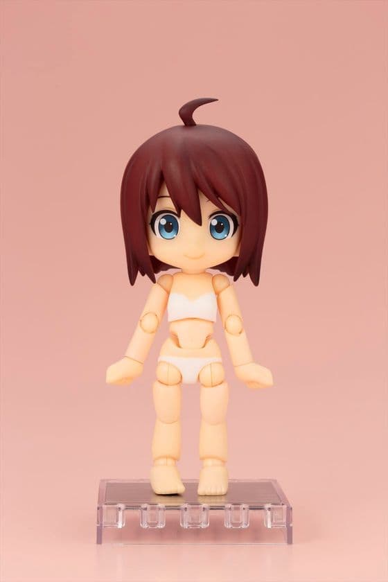 デフォルメ可動フィギュアシリーズ「キューポッシュ」より「キューポッシュえくすとら 女の子ボディ(素体)」が2017年12月発売
