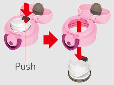飲み口は、はずして洗える