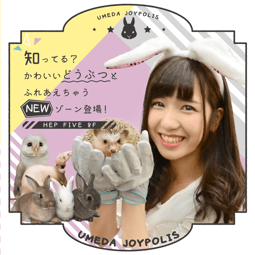 日本初！「ゆめかわ」がテーマの屋内どうぶつ園
『ゆめかわアニマルパーク』が7月22日梅田ジョイポリスにOPEN！