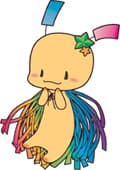 狭山市の七夕の妖精キャラクター「おりぴぃ」