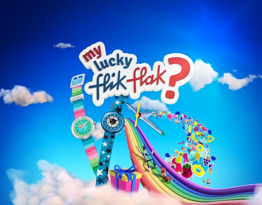 swatchの子供用時計ブランドFlik Flak、
描いた絵をプリントしたケース付きの時計が当たる
ドローイングコンテスト実施！