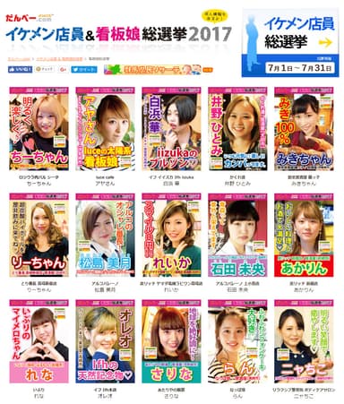 看板娘総選挙2017(PC版)