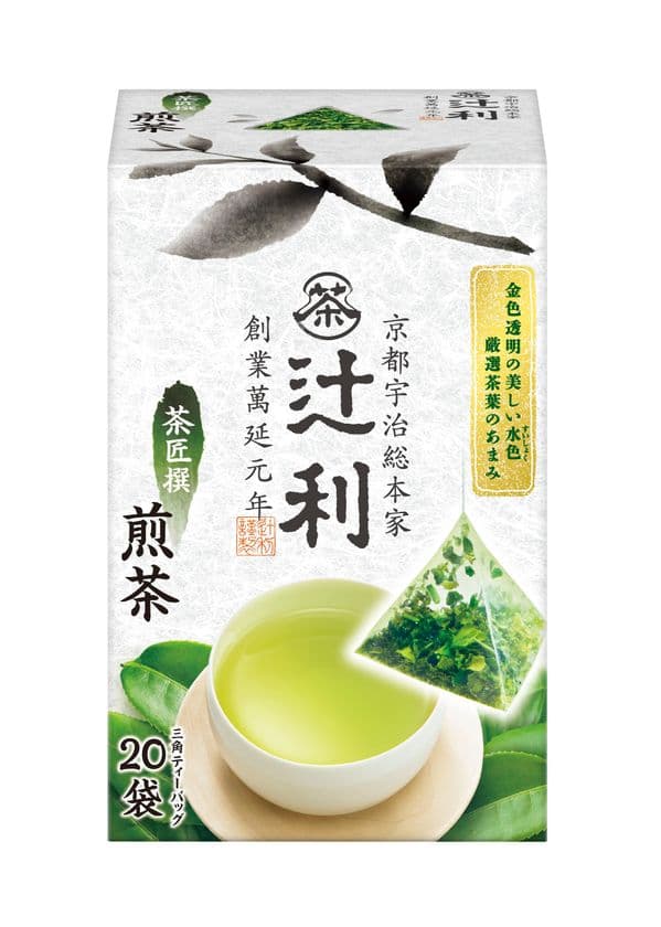 京都 宇治の老舗「辻利」から
ティー バッグで淹れる 上質のおもてなし
「＜辻利＞茶匠撰 煎茶」新発売