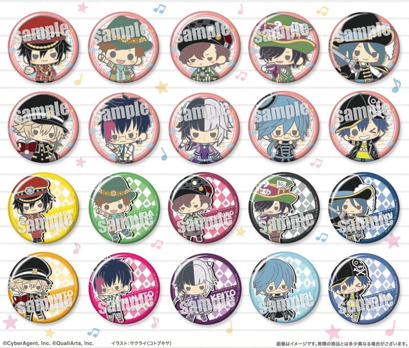 とまらない青春メドレー！「ボーイフレンド（仮）きらめき☆ノート」の缶バッジがサクライイラストにより発売決定！