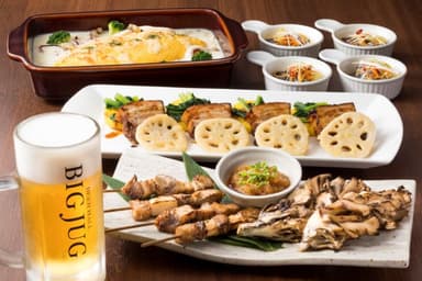 北海道産大豆の豆乳クリームオムレツグラタン(パーティープラン)
