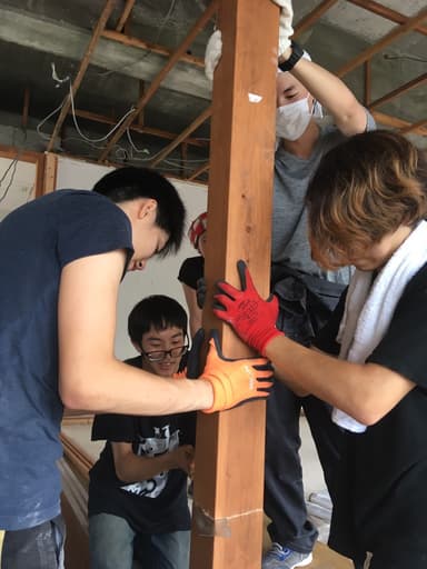 7月まで2階の解体作業を行った