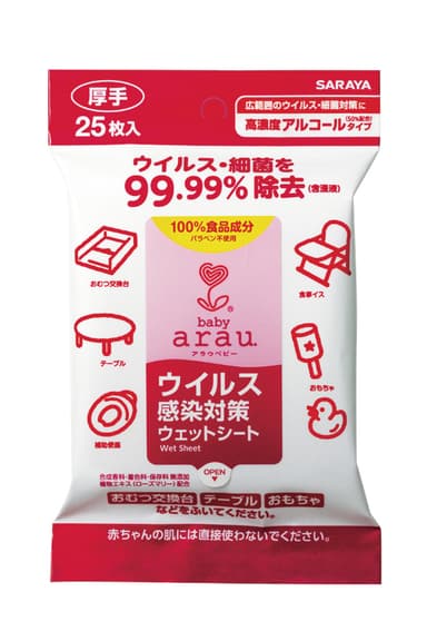 ウイルス感染対策ウェットシート