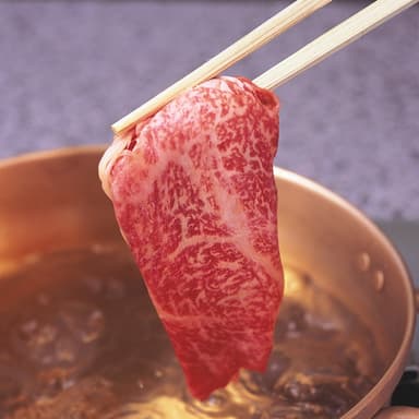 サロマ黒牛をしゃぶしゃぶ